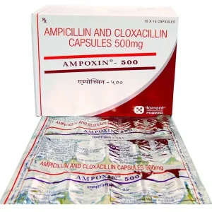 Ampoxin 500 - Ampicillin 250mg/Cloxacillin 250mg