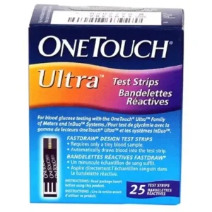 OneTouch Ultra Test Strip – 25 Strips