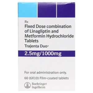 Trajenta Duo – Linagliptin 2.5mg + Metformin 1000mg