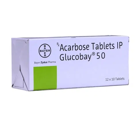 Acarbose 50mg for Type 2 Diabetes – Fast Glucose Control